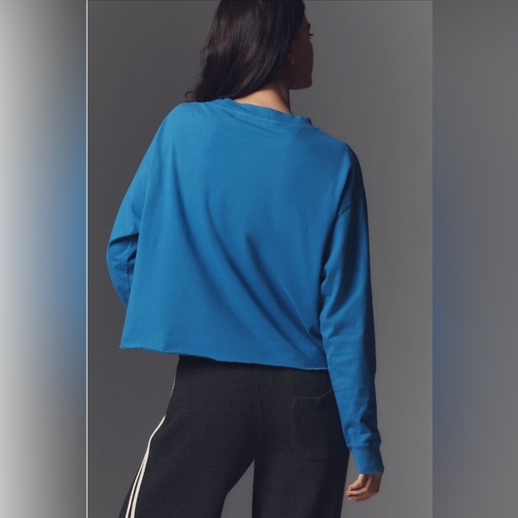 Letluv Montauk Henley Sweatshirt NWT - Picture 2 of 6